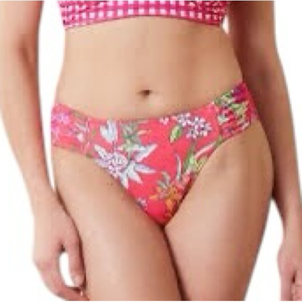 TOMMY BAHAMA summer floral reversible hipster bikini swim bottom style 21703 NWT